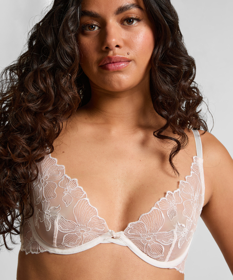 Lauren Non-Padded Underwired Bra, White