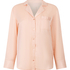 Ayla Satin Long-Sleeved Jacket, Pink