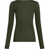 super soft Boatneck Shirt with Cashmere, Green