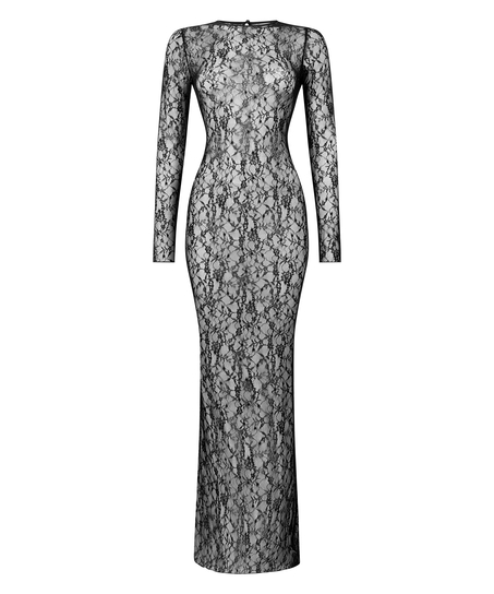 Lace Slip dress, Black