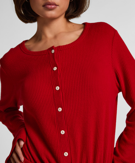 Onesie Short Jersey Rib, Red