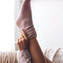 Socks with Cashmere, Pink