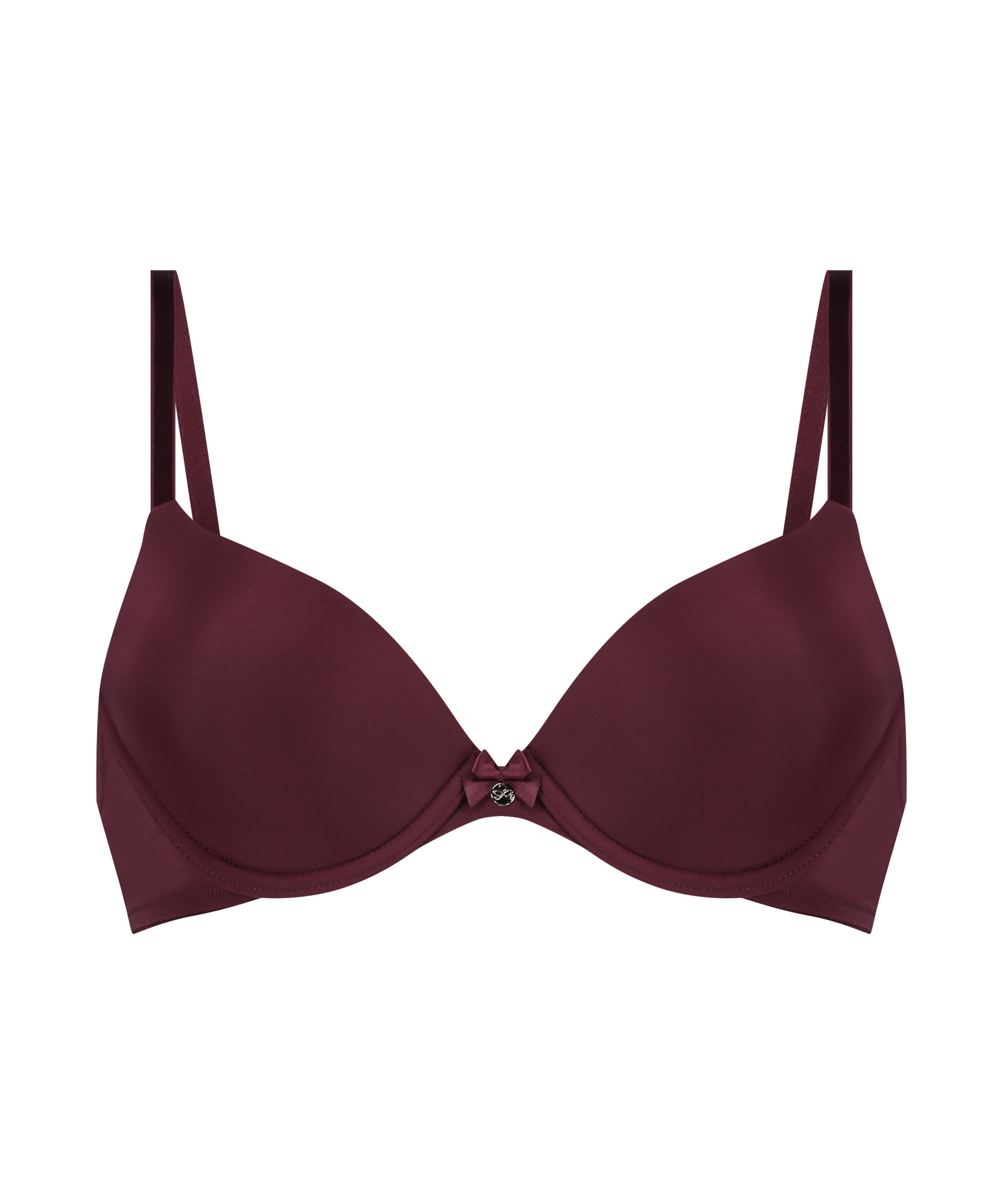 Plunge Padded Underwired Bra, Purple