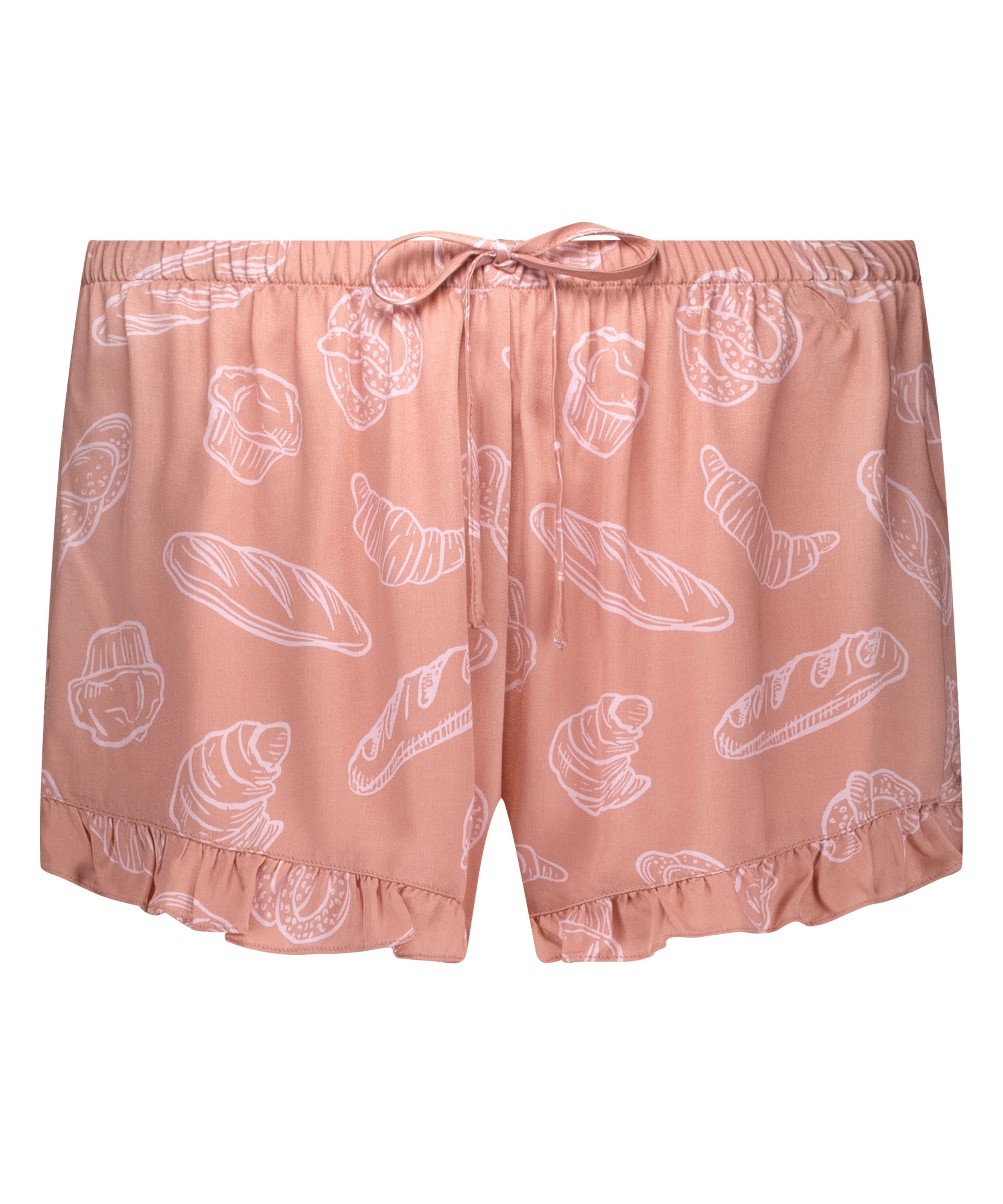 Pyjama Shorts, Beige, main