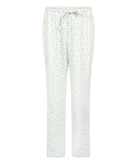 Florecita Pyjama Pants, White