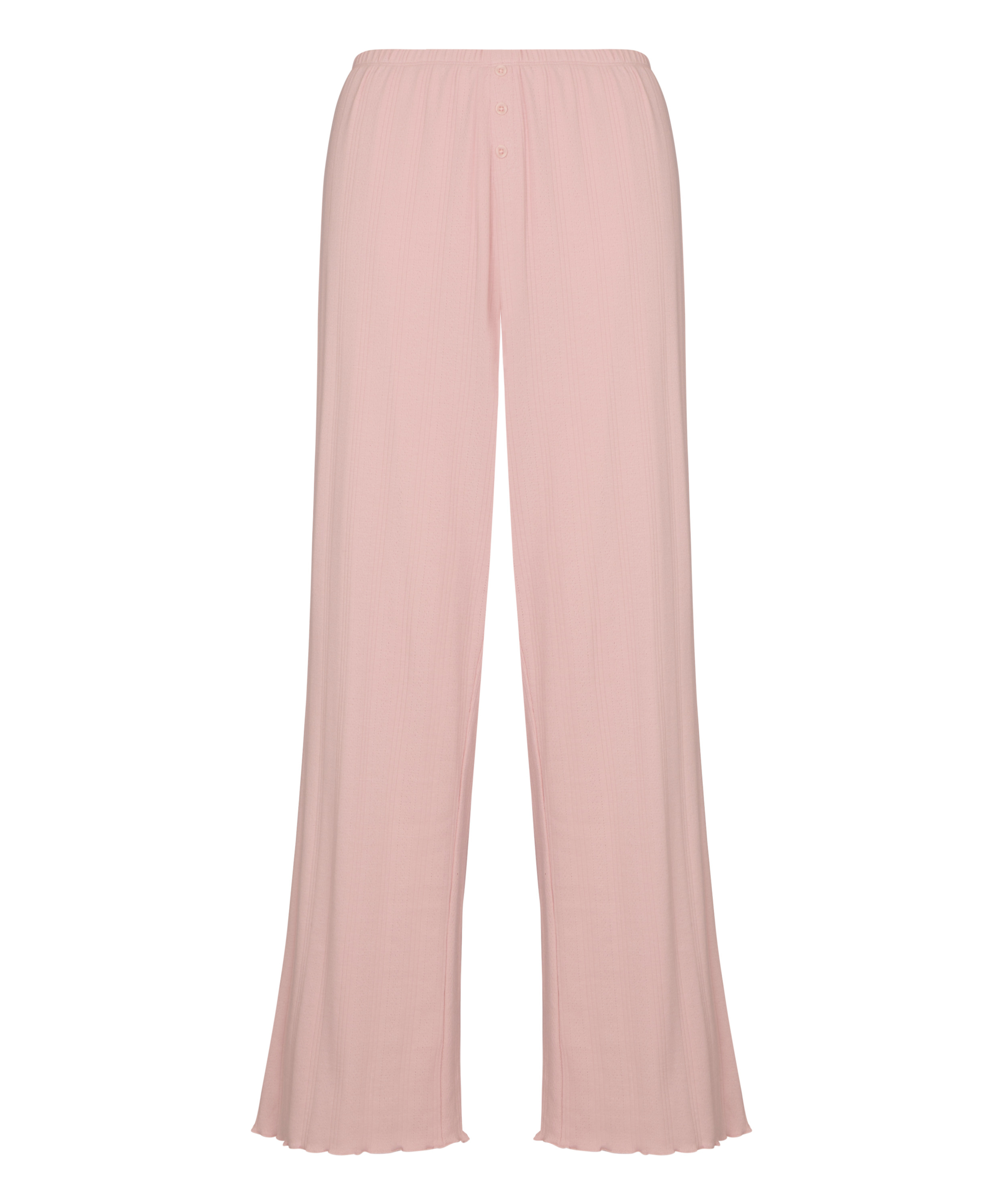 Pants Loose Pointelle, Pink, main