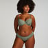 Scallop Rio Bikini Bottoms, Green