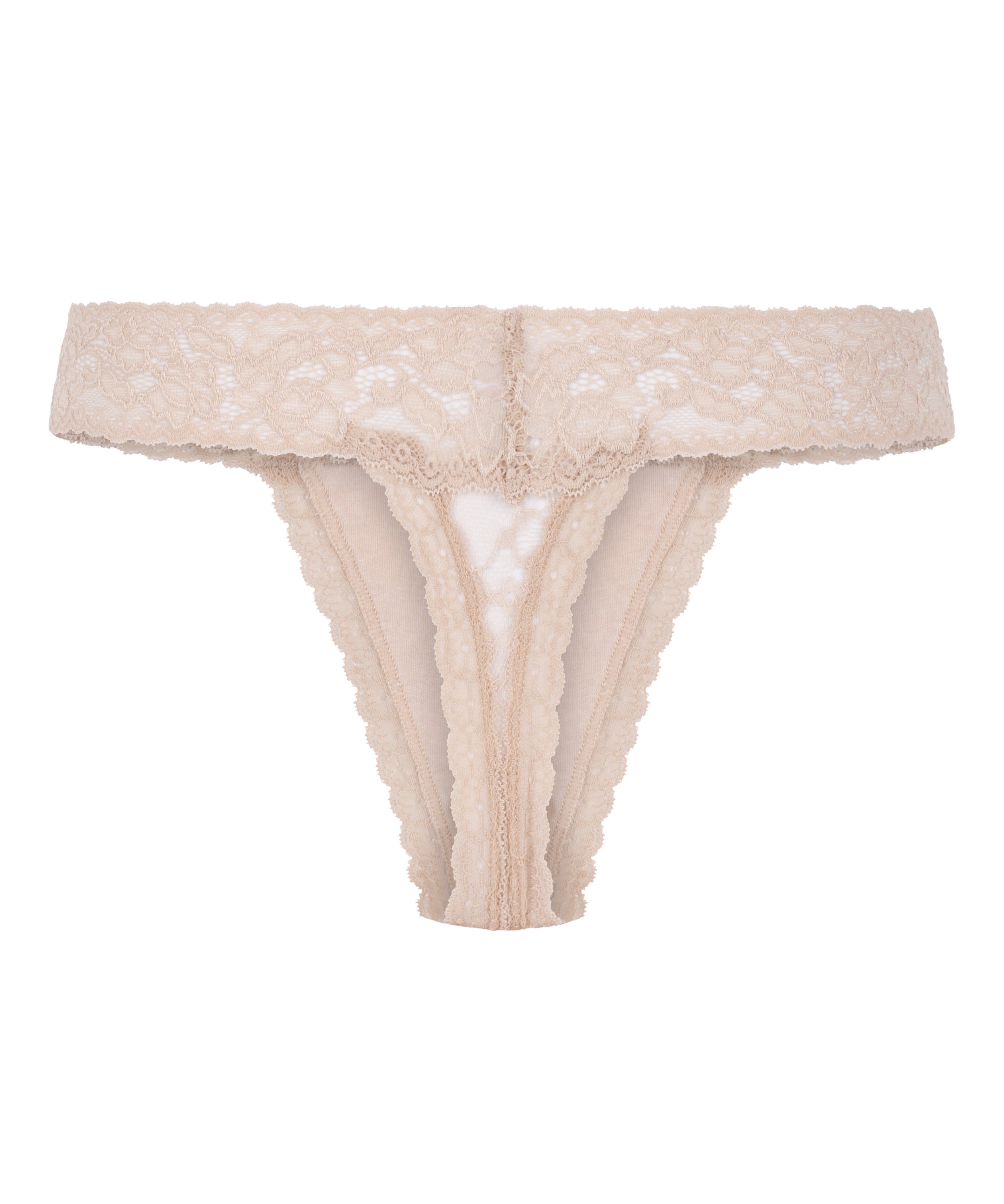 Madison Extra Low Thong, Beige, main