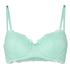 Marine Padded Underwired Bra, Green