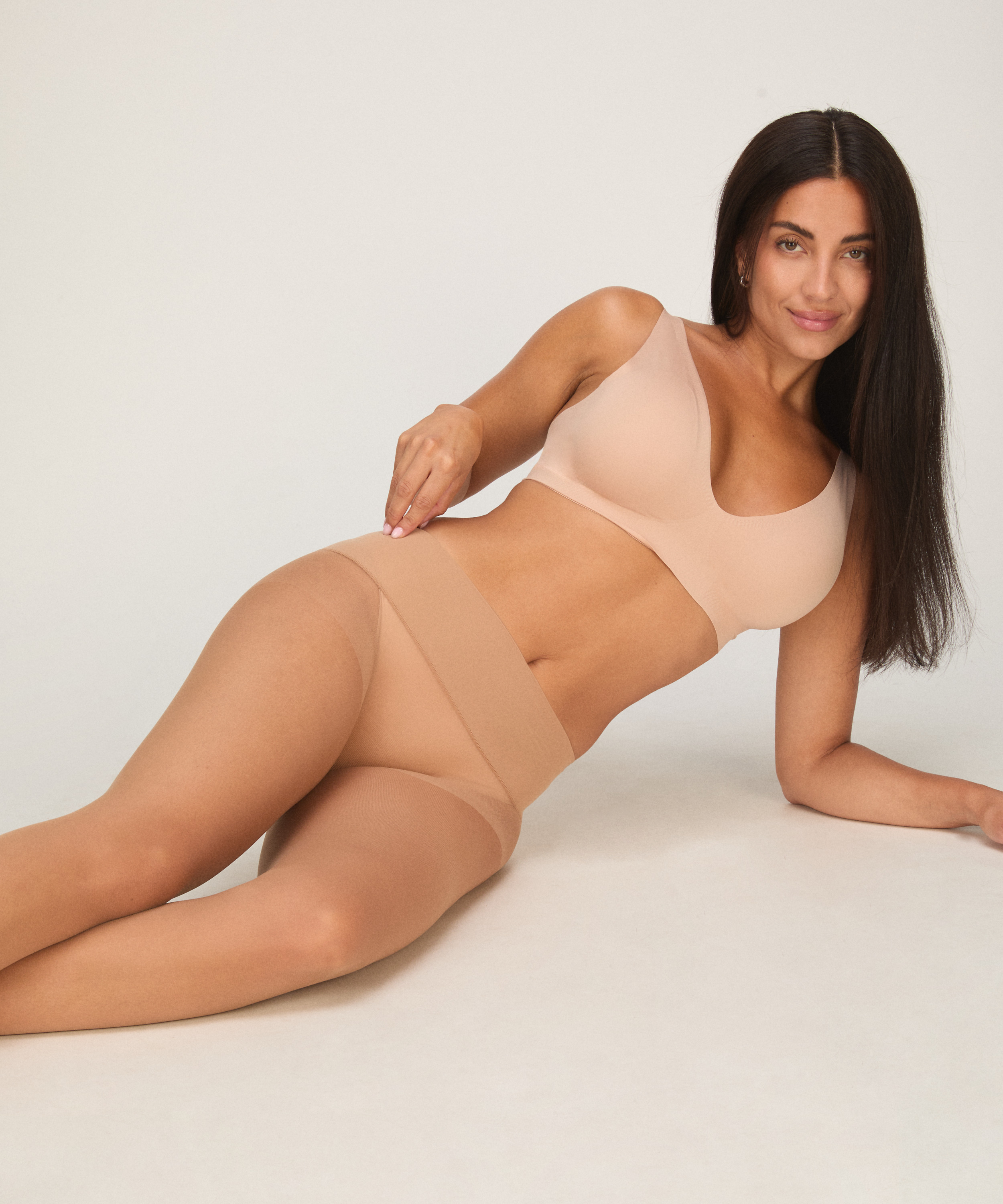 Tight 20 Denier Seamless Velver Touch, Beige, main