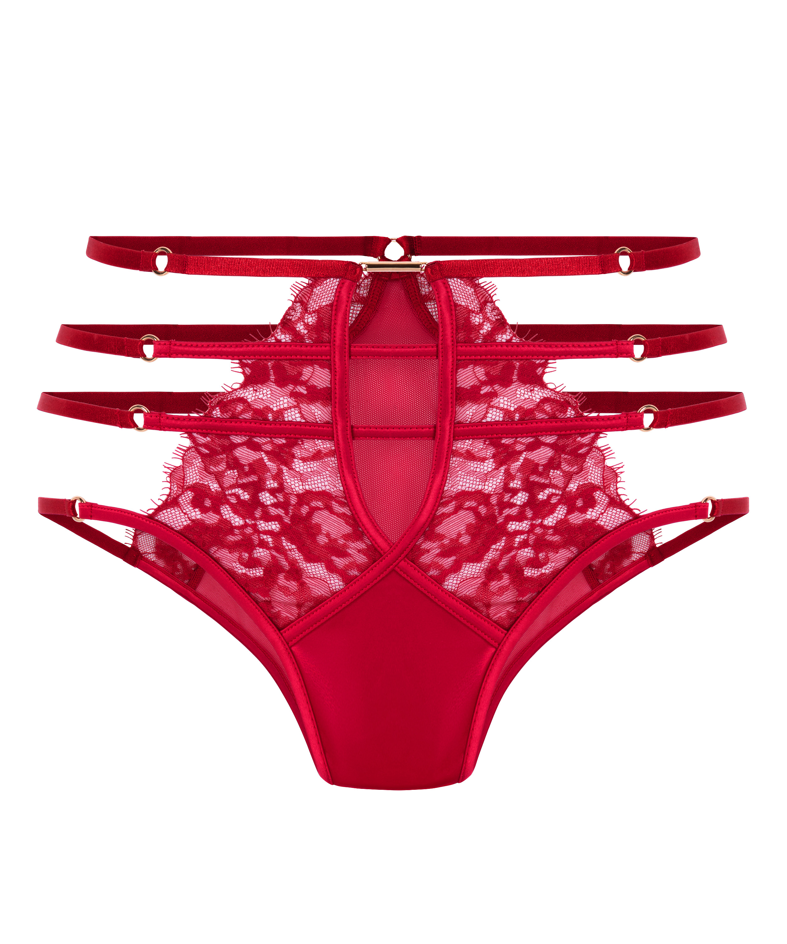 Noeki High-Waisted Highleg Brazilian, Red, main