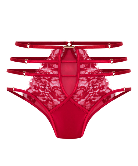 Noeki High-Waisted Highleg Brazilian, Red
