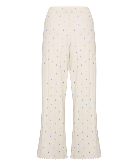 Pant Loose Pointelle, White