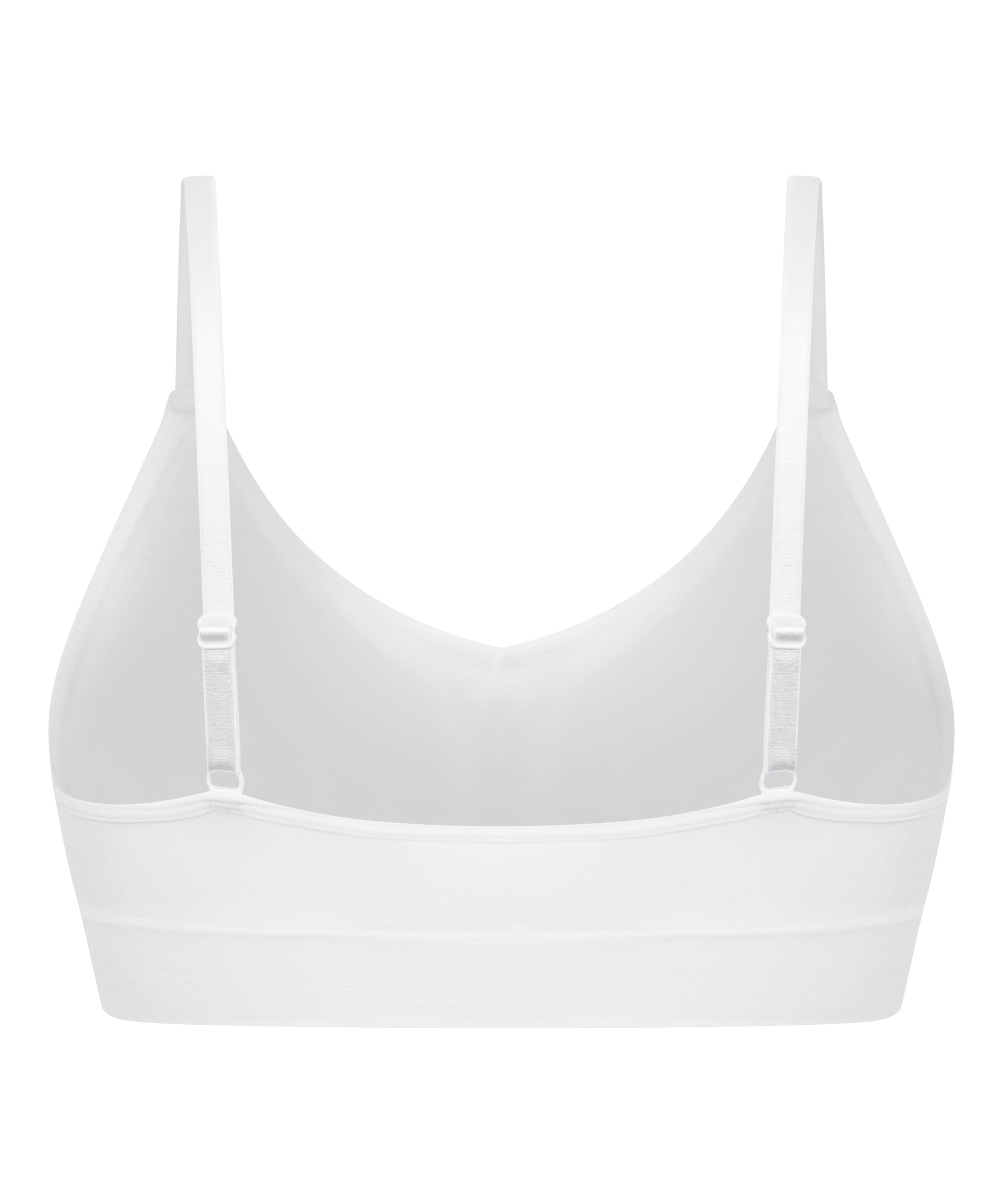 Dide Triangle Bralette, White, main