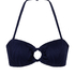 Cozumel Bandeau Bikini Top, Blue