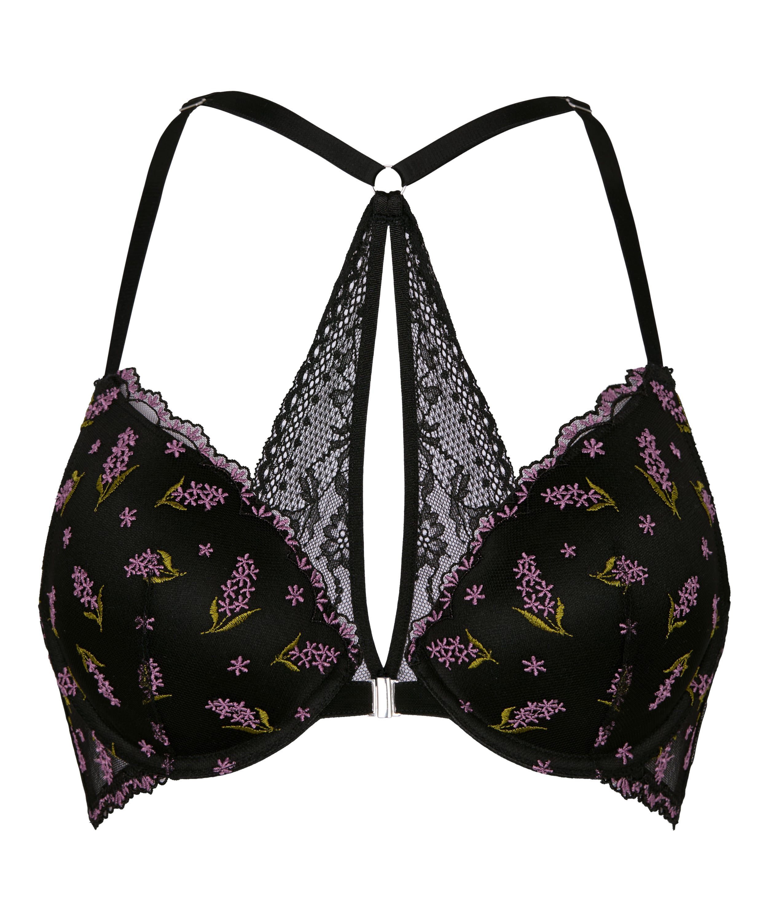 Push-Up Bra Iris, Black, main