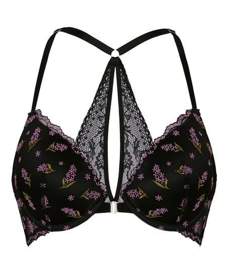 Push-Up Bra Iris, Black