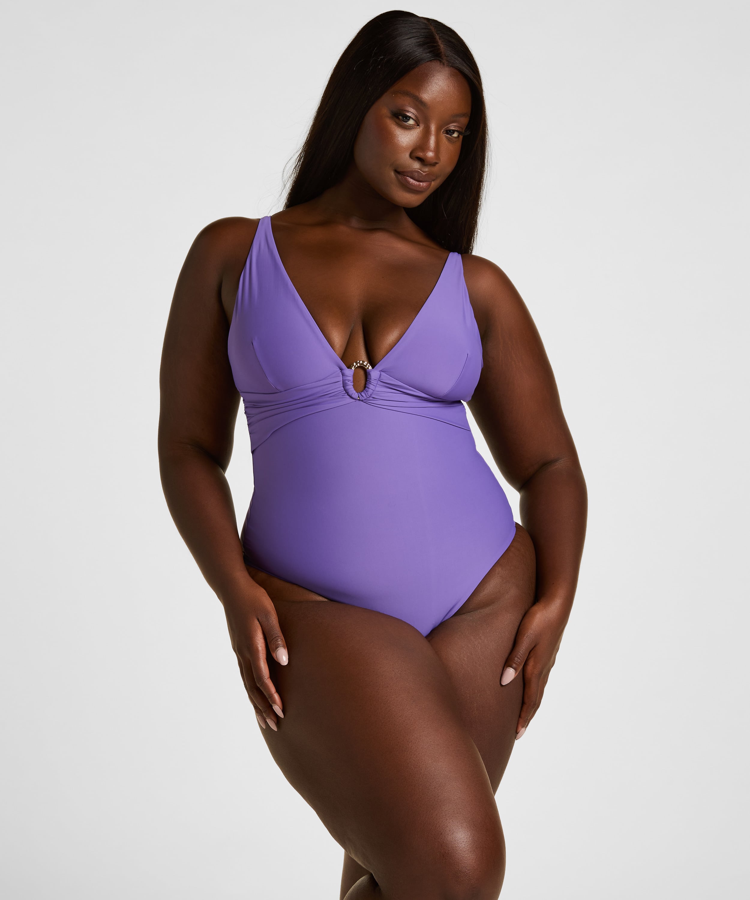 Shaping Bathingsuit Luxe, Purple, main