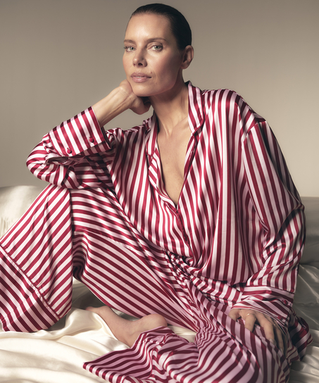 Satin Trousers, Pink