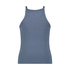 Ribbed Racer Back Top, Blue