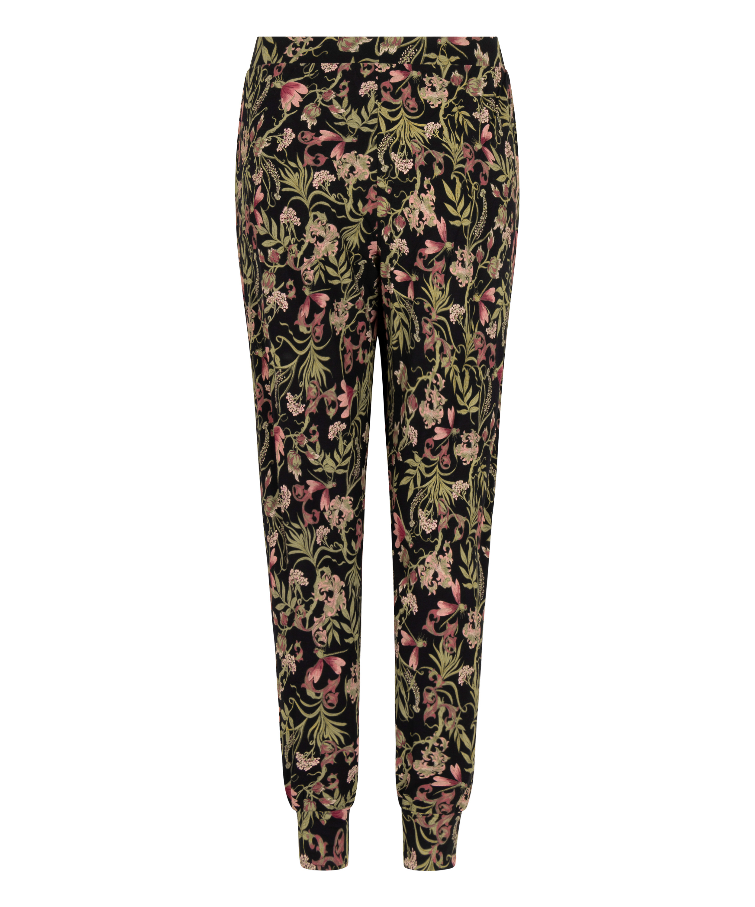 Jersey Pyjama Pants, Black, main