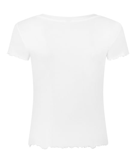 Short Sleeve Cotton Shirt, White