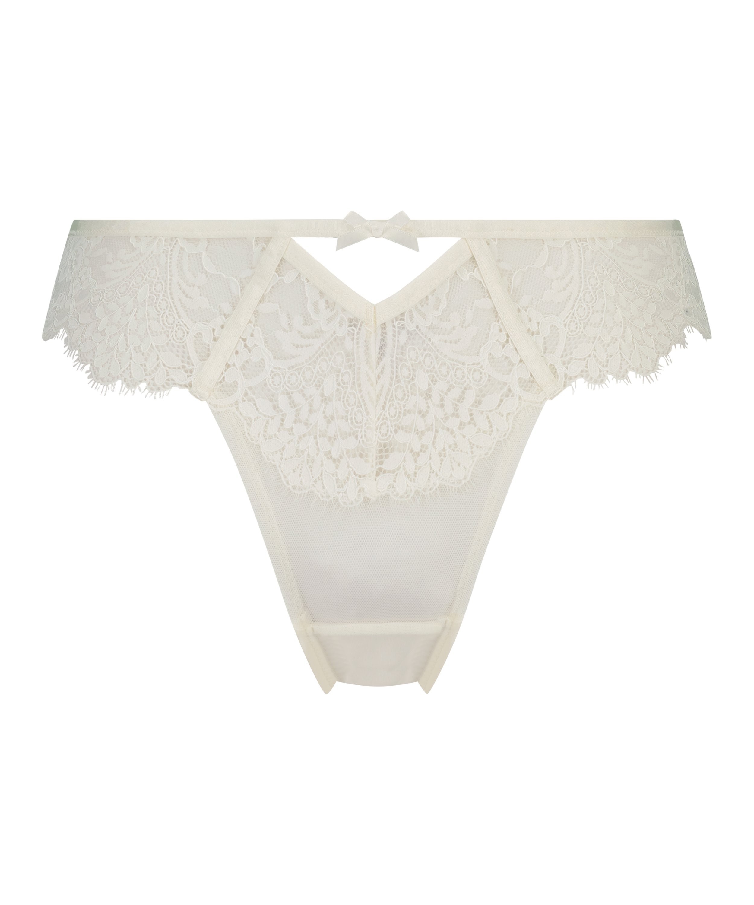 Chlo High Leg Brazilian, White, main