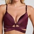 Colette Padded Underwired Longline Push-Up Bra, Purple