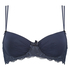 Padded underwired bra Lily Sweetheart, Blue