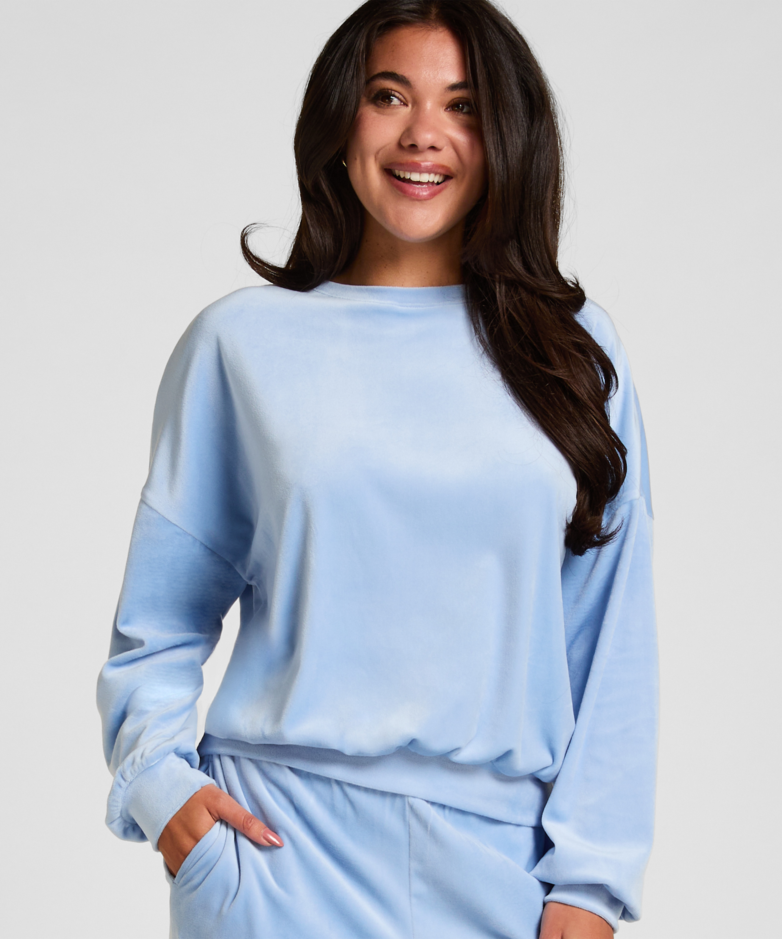 Velours Top, Blue, main