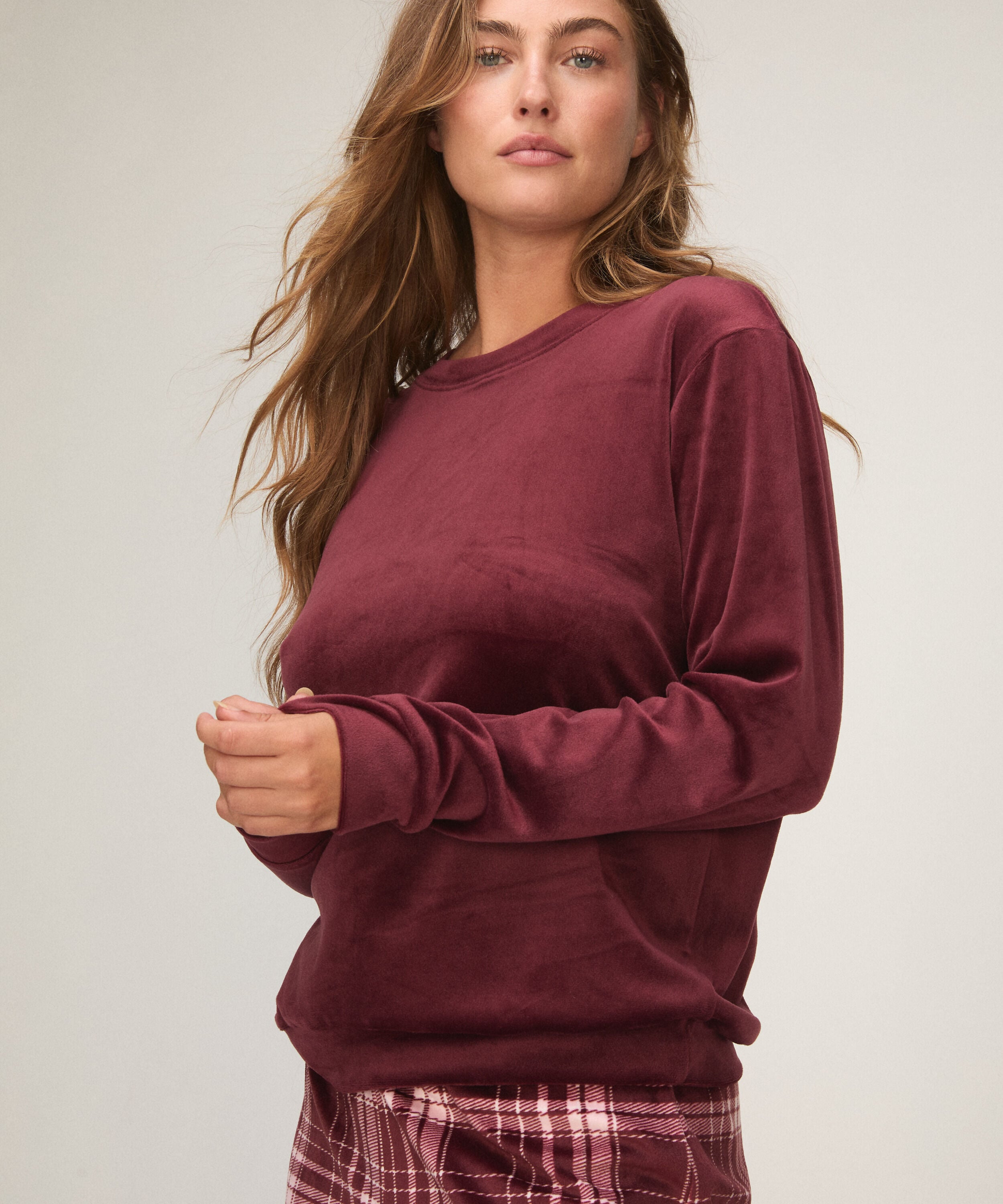 Pyjama Set Velours, Purple