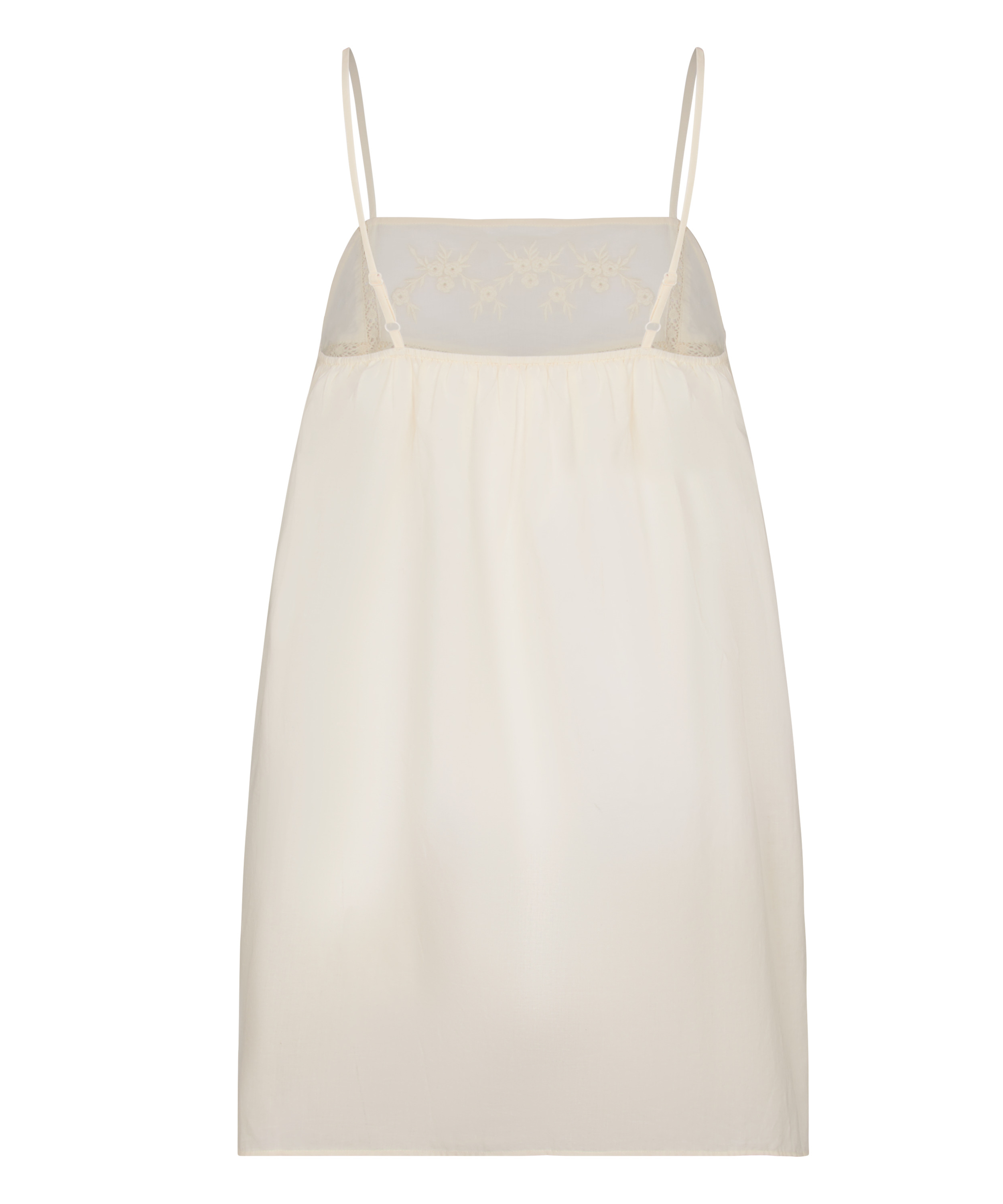 Slipdress Embroidery , White, main
