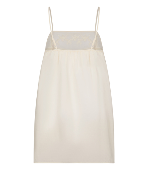 Slipdress Embroidery , White