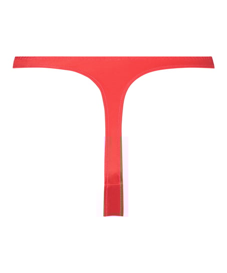Lace & Shine Thong, Red