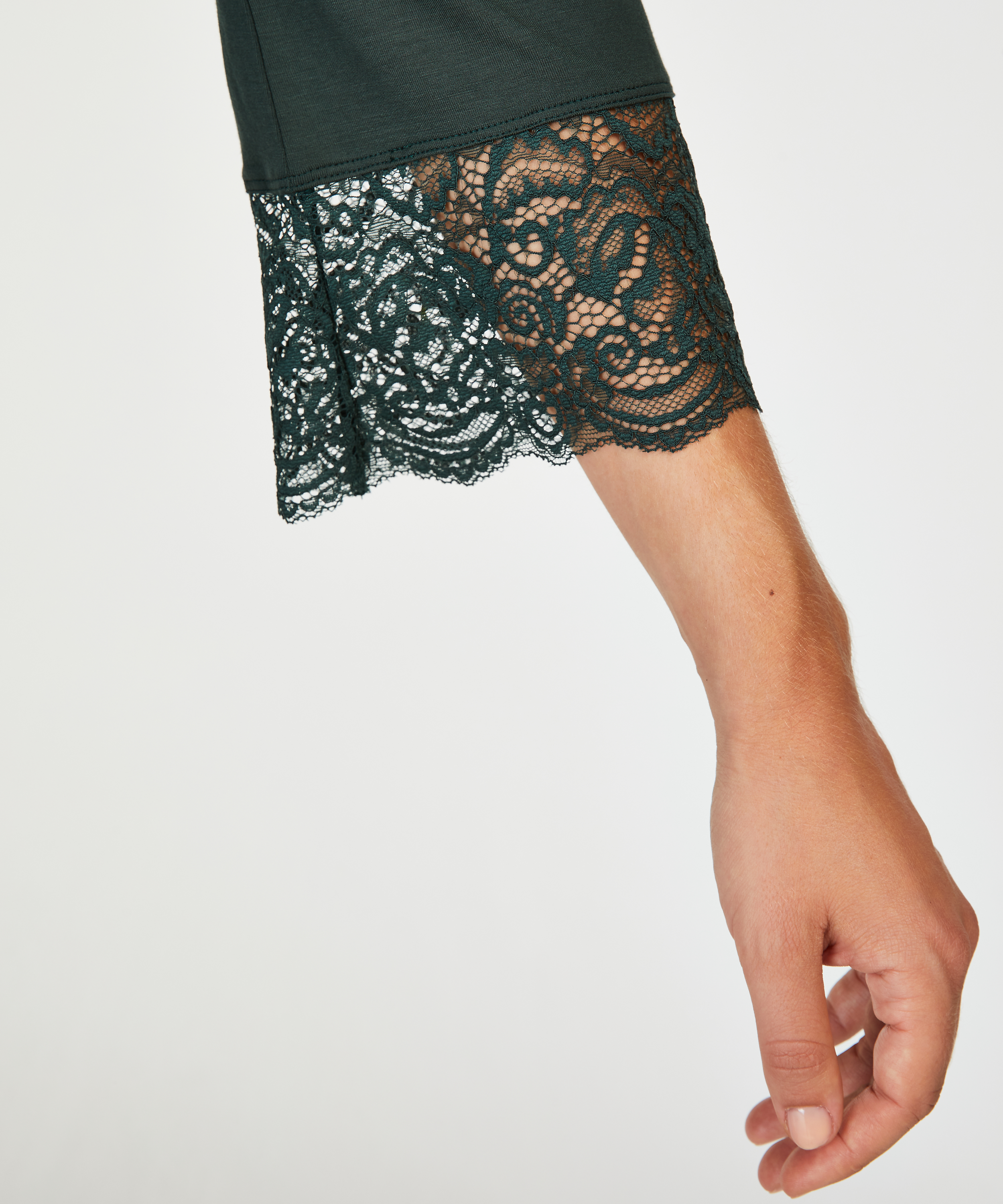 Vera Lace Kimono, Green, main