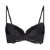 Marine Padded Underwired Bra, Black