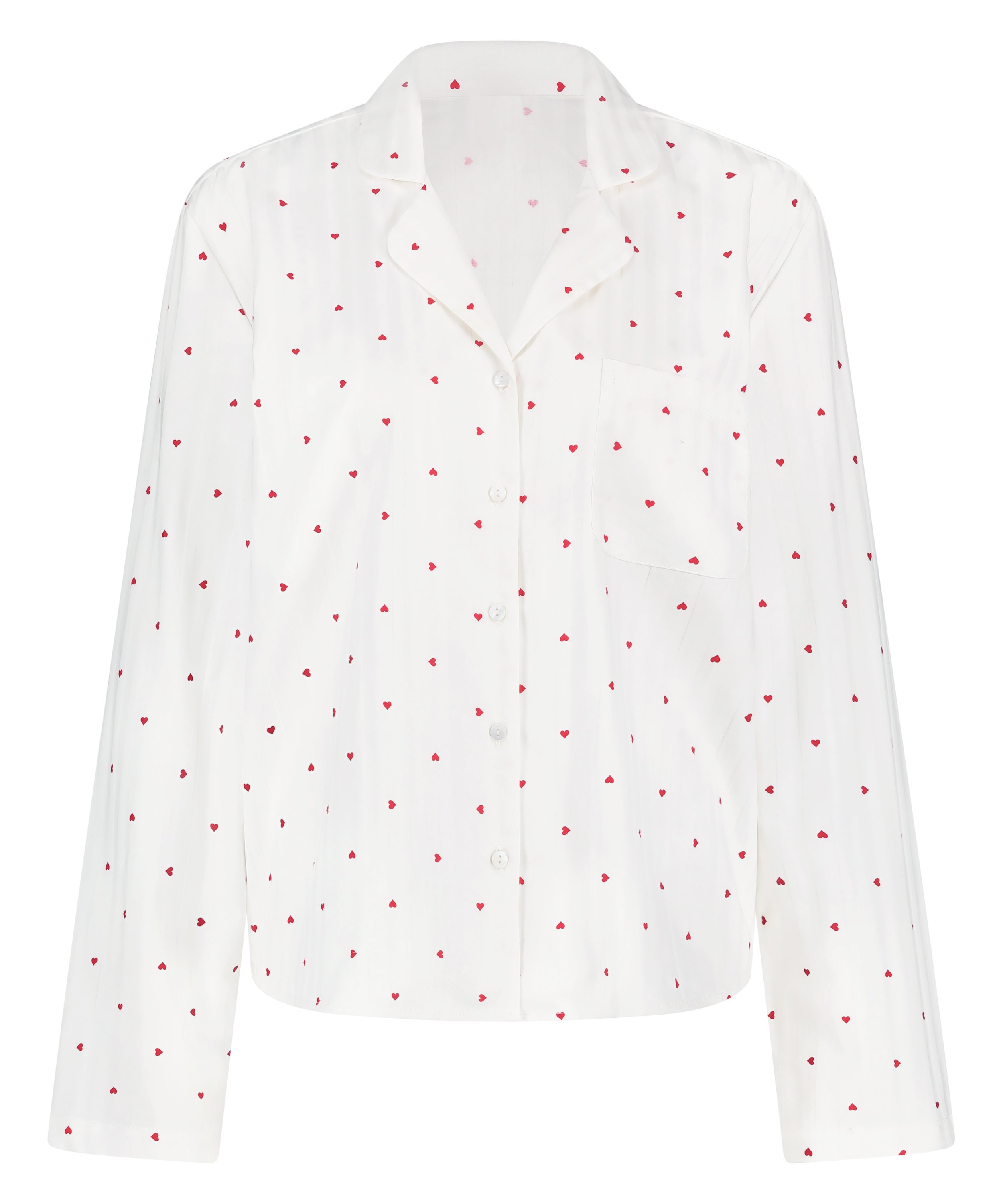 Jacquard Jacket Longsleeve, White, main