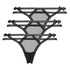 3-pack Itzel string, Black
