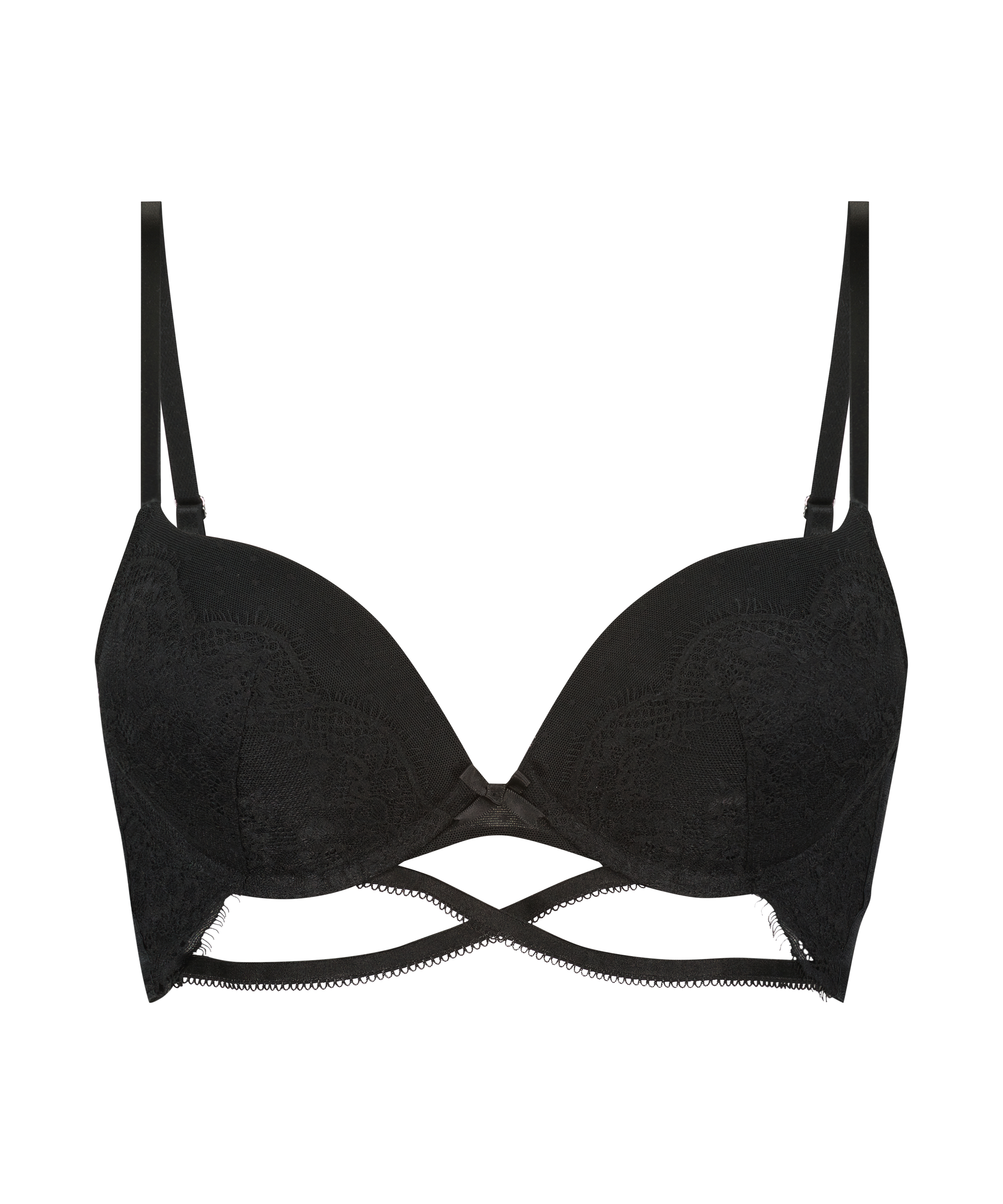 Jolie Padded Maximizer Underwired Bra, Black, main