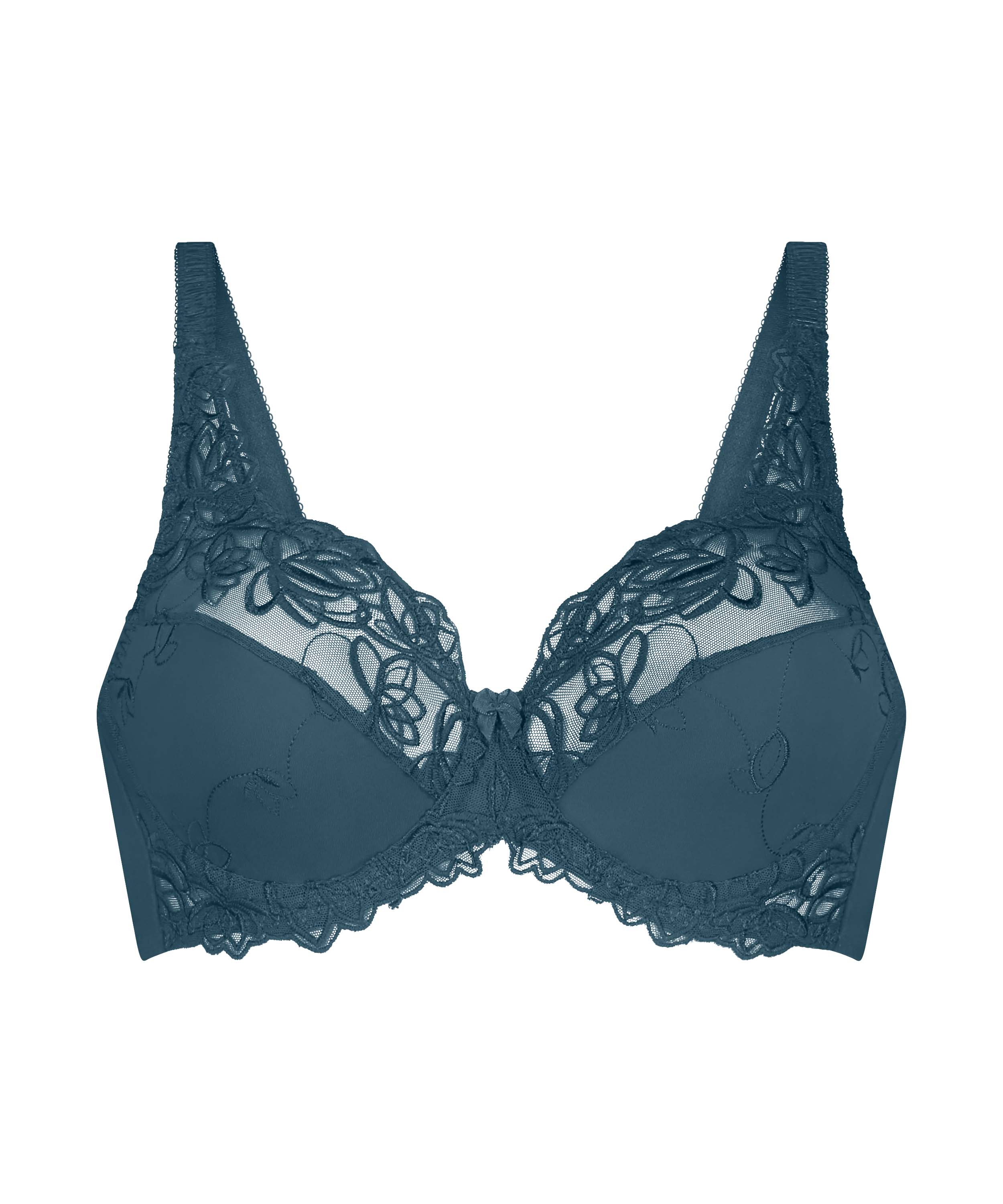 Diva Non-Padded Underwired Bra, Blue, main