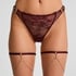 Avela Leg Garters, Red