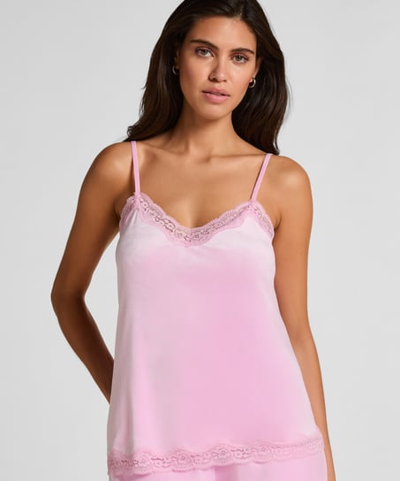 Velours Pyjama Set, Pink
