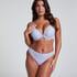Marine Padded Push-Up Underwired Bra, Purple