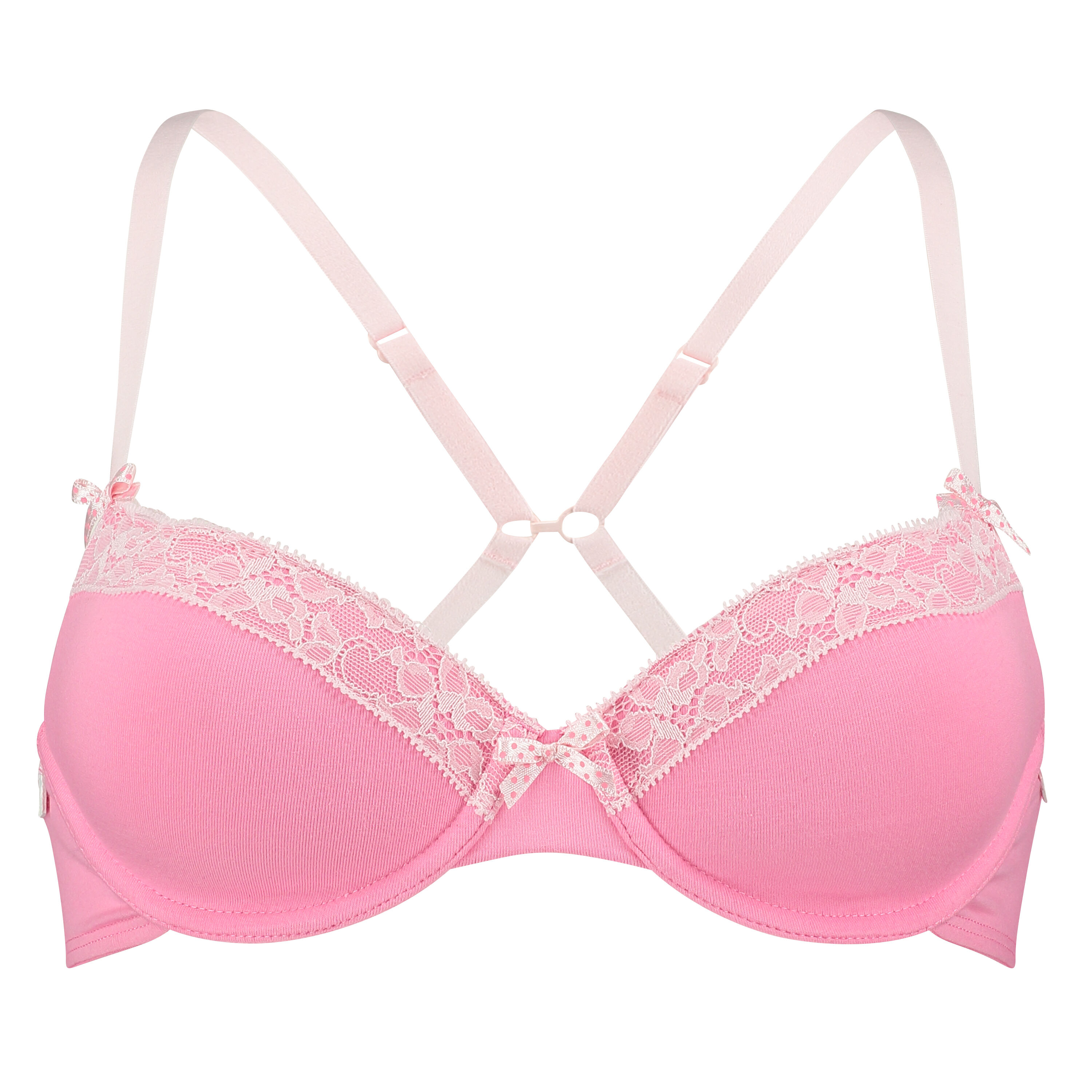 Padded underwired bra Abby, Pink