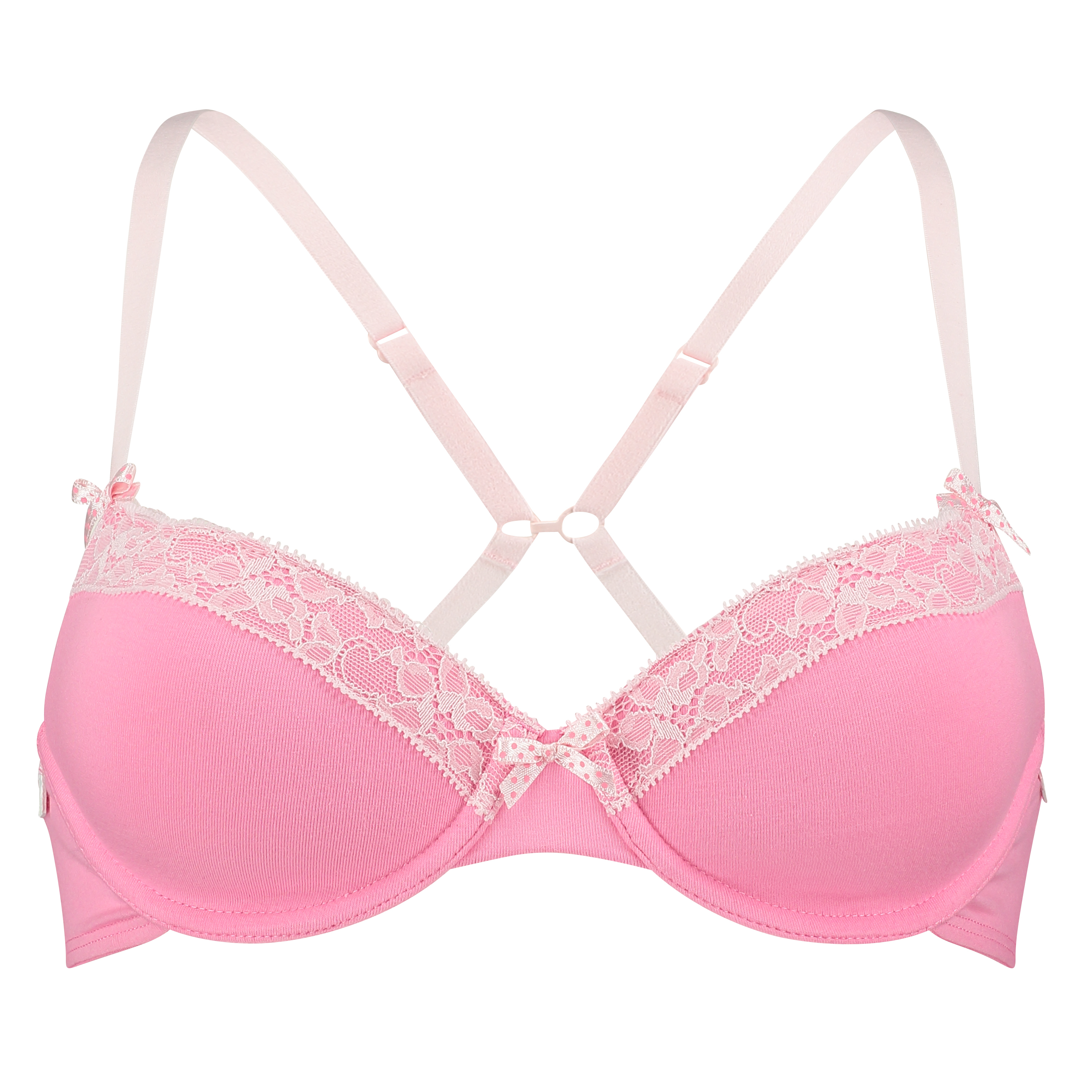 Padded underwired bra Abby, Pink, main