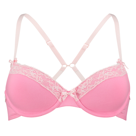 Padded underwired bra Abby, Pink