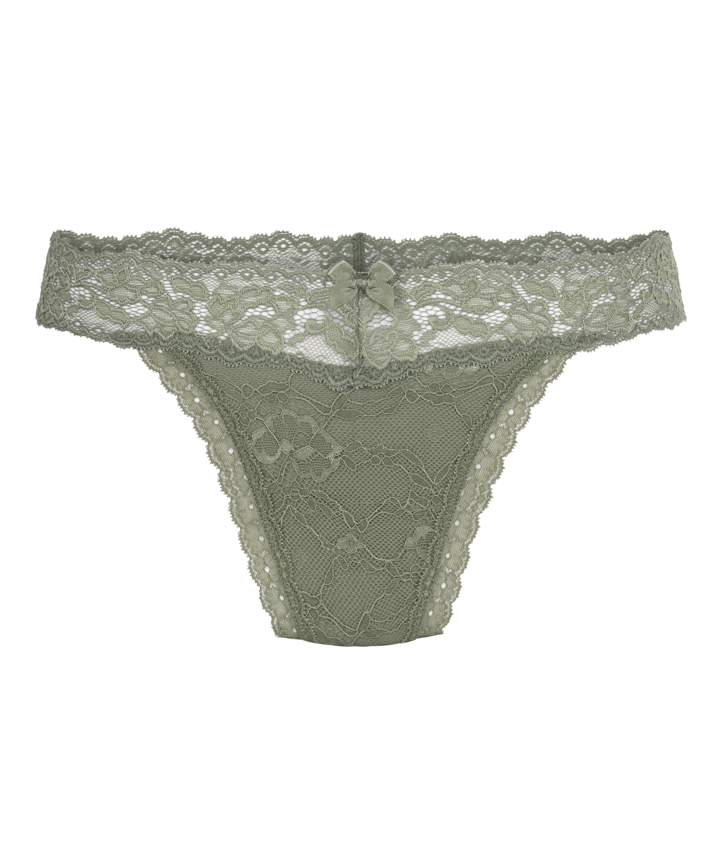 Madison Extra Low Thong, Green, main
