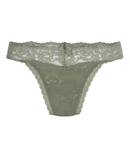 Madison Extra Low Thong, Green