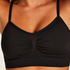 Seamless strappy top, Black