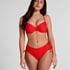 Midi Bikini Bottom Luxe, Red